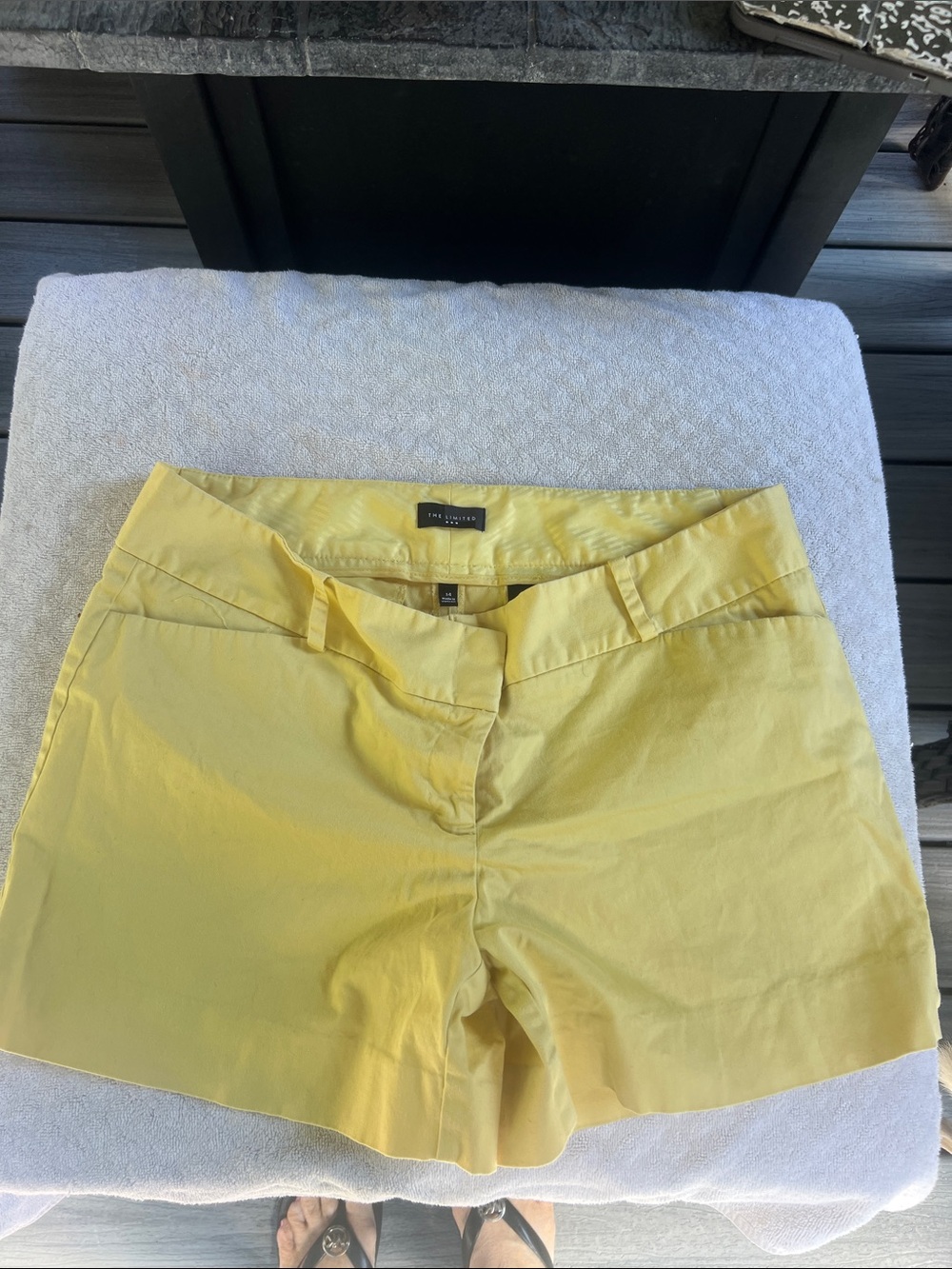 The Limited Yellow Women's Bermuda Shorts
